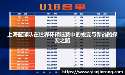 上海篮球队在世界杯预选赛中的蜕变与新战略探索之路